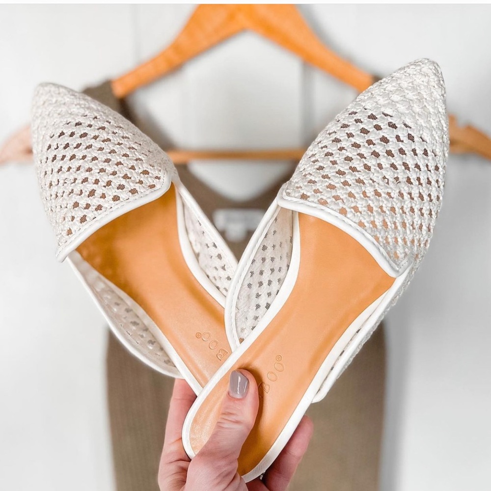 White Mule Slip-on Shoe